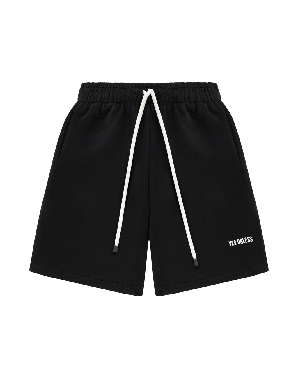 Boxy Fit Shorts - Jet Black (Unisex)