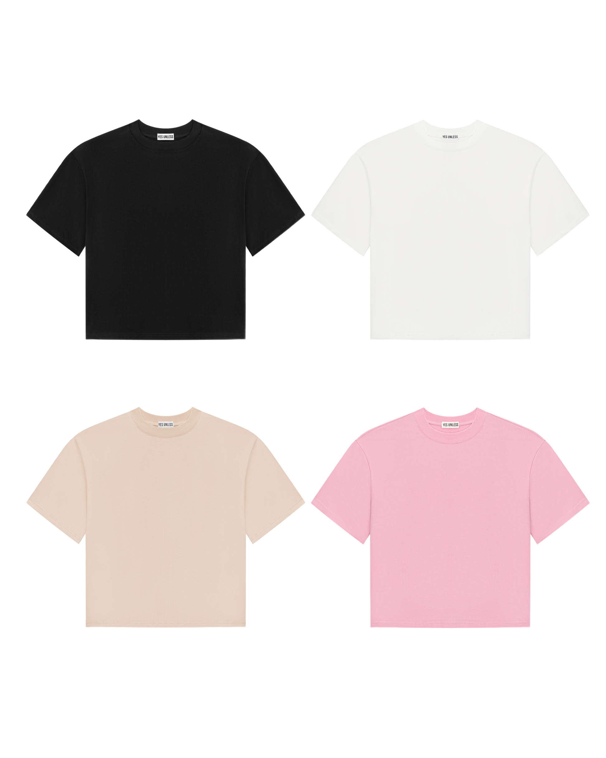 4 футболки boxy-силуету - всі кольори (унісекс)