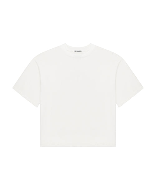 Boxy Oversized T-Shirt - Milk White (Unisex)