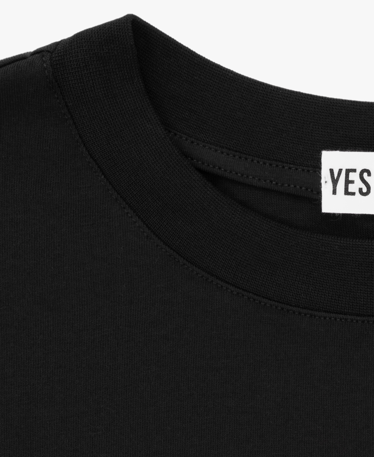 Boxy Oversized T-Shirt - Jet Black (Unisex)
