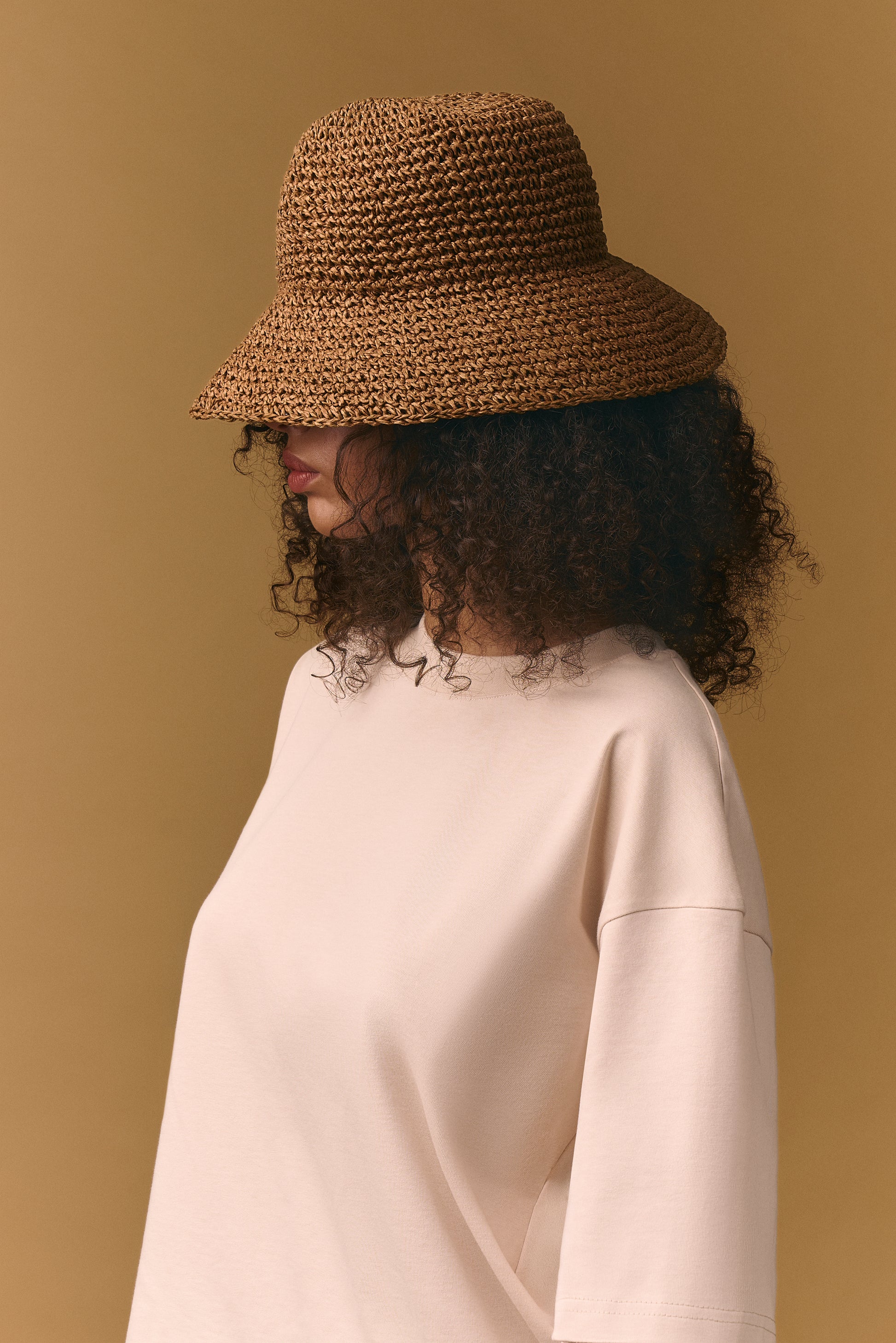 Boxy Oversized T-Shirt - Raw Canvas (Unisex)