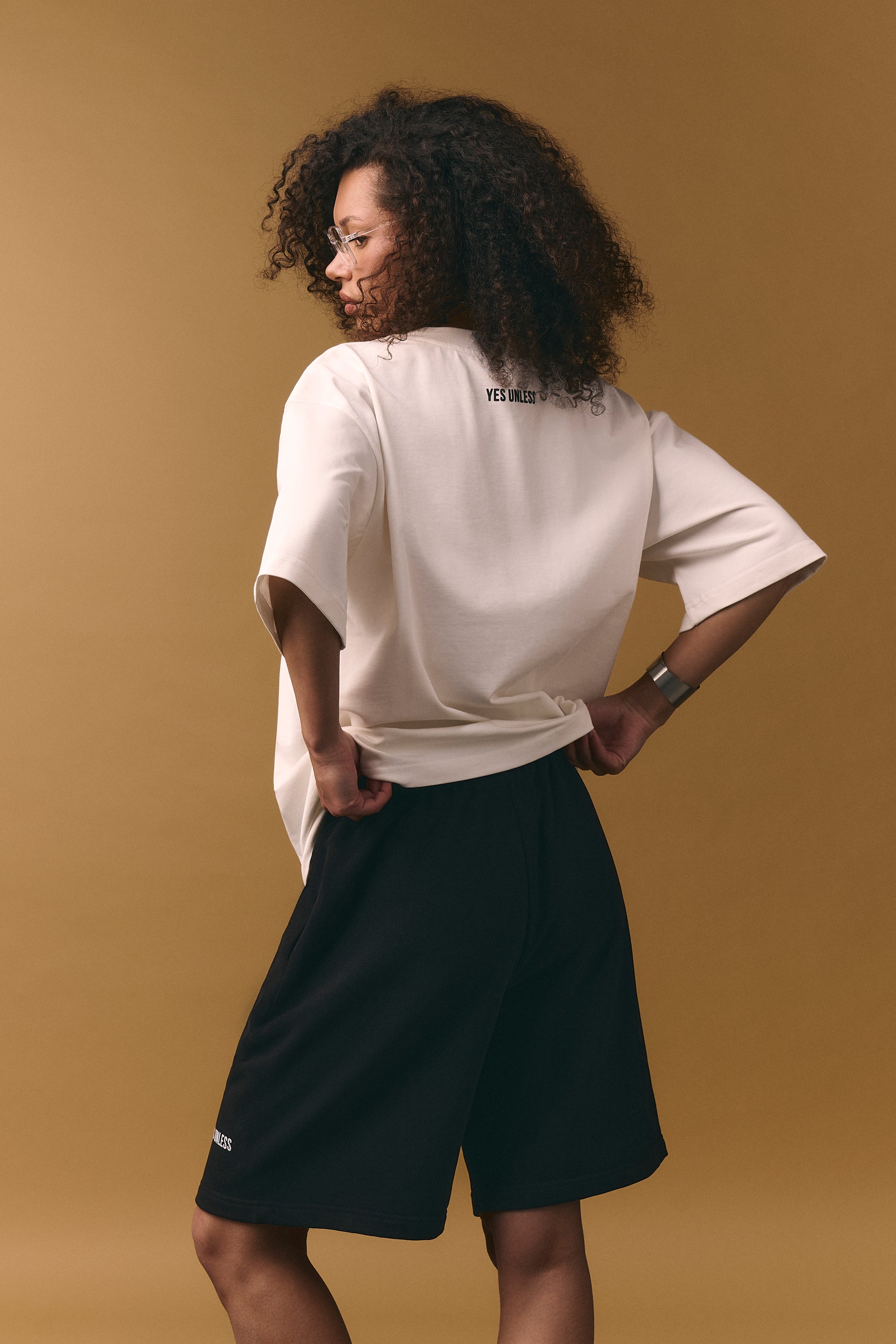 Boxy Fit Shorts - Jet Black (Unisex)