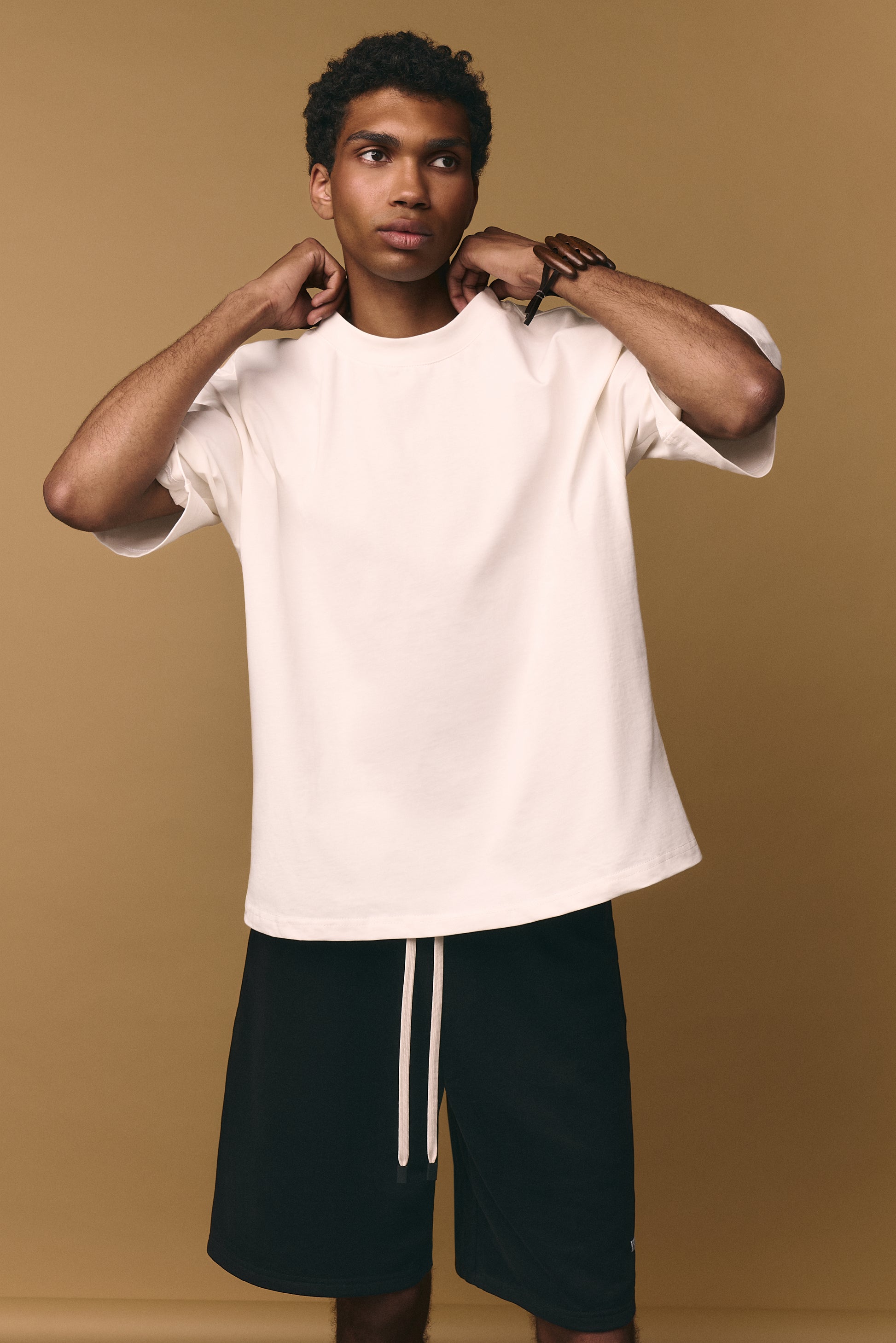 Boxy Oversized T-Shirt - Milk White (Unisex)