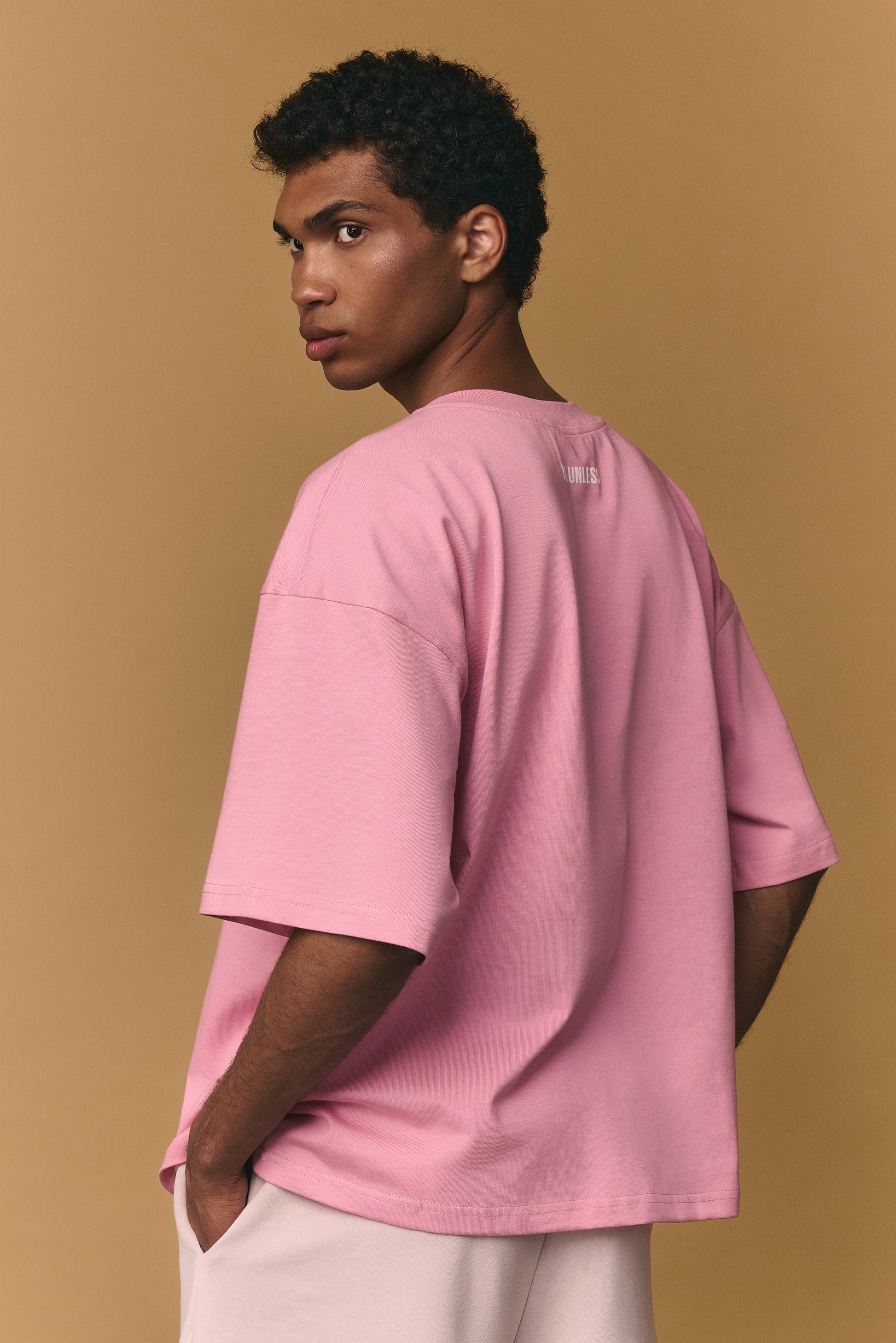 Boxy Oversized T-Shirt - Quartz Pink (Unisex)